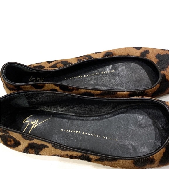 GIUSEPPE ZANOTTI Leopard Flats size 6.5 or 36.5 - Picture 5 of 6